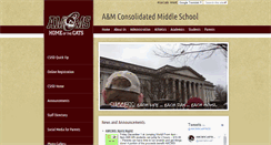 Desktop Screenshot of amcms.csisd.org