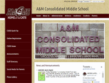 Tablet Screenshot of amcms.csisd.org