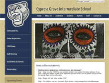 Tablet Screenshot of cg.csisd.org
